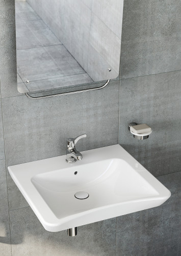 Раковина Vitra Conforma 60 5289B003-0001 Белая фарфор подвесная