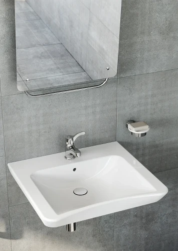 Раковина Vitra Conforma 60 5289B003-0001 Белая фарфор подвесная