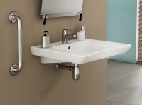 Раковина Vitra Conforma 60 5289B003-0001 Белая фарфор подвесная