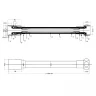 Душевой шланг Melodia della vita MKP34440BLyw Желтый