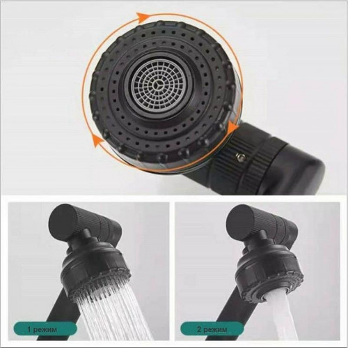 Смеситель для кухни Fashun A4017-7 цвет Черный