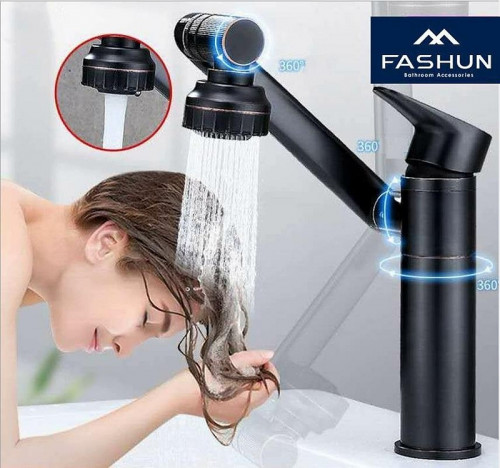 Смеситель для кухни Fashun A4017-7 цвет Черный