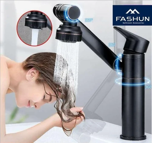 Смеситель для кухни Fashun A4017-7 цвет Черный