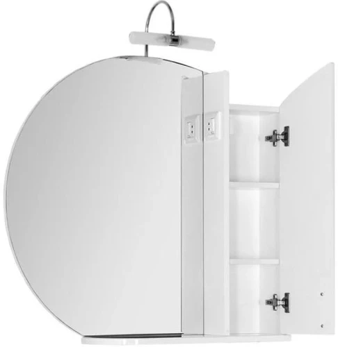 Зеркало со шкафом Aquanet Моника 85 R 186775 Белое