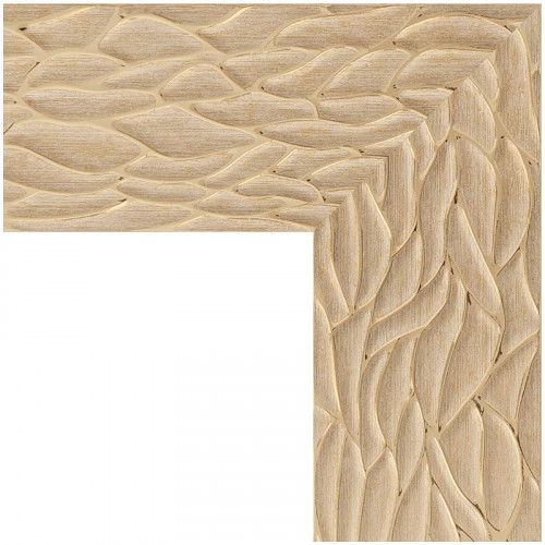 Зеркало Evoform Exclusive-G 106х106 BY 4451 с гравировкой в багетной раме - Золотые дюны 90 мм стекло