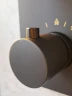 Душевая система AltroBagno Unione 040408 MB с термостатом цвет Черный матовый