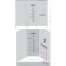 Смеситель для душа Hansgrohe RainSelect 15380140 с термостатом Шлифованная бронза латунь встраиваемый
