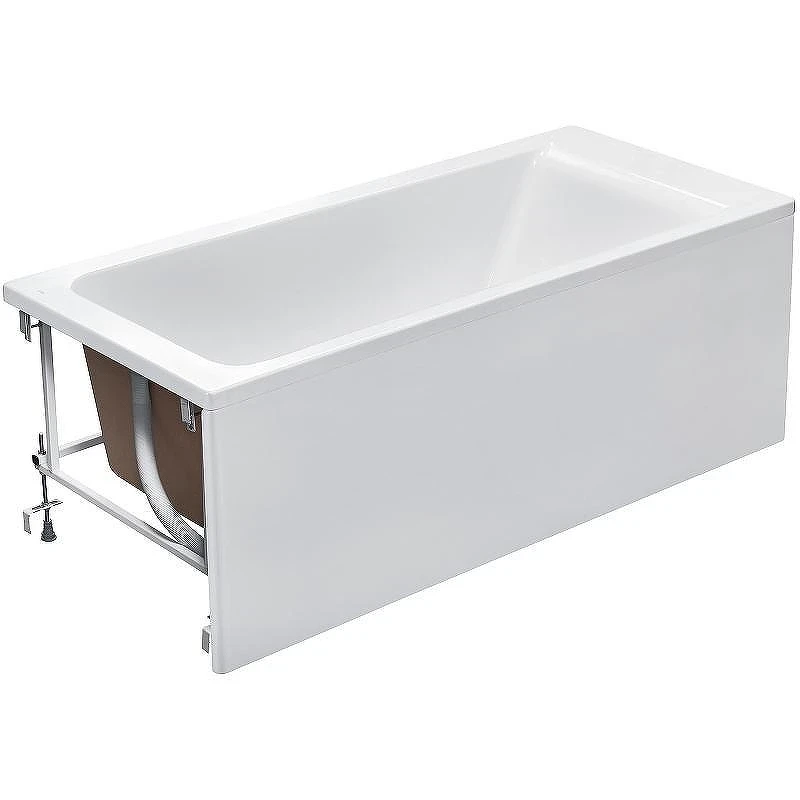 Акриловая ванна Roca Easy 170x75 ZRU9302899 без гидромассажа, с каркасом ZRU9302900