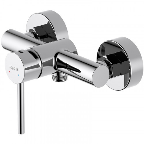 Смеситель для душа Aquatek Европа AQ1360CR Хром латунь на стену