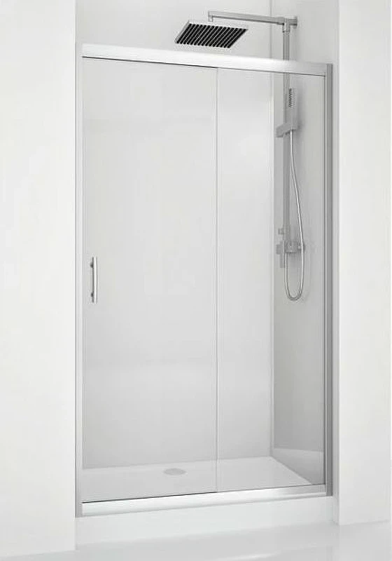 Душевая дверь Aquanet Alfa NAA6121 130 273610 профиль Хром стекло прозрачное