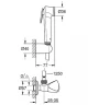 Гигиенический душ Grohe Tempesta-F 27514001 Хром