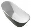 Ванна из искусственного камня AltroBagno Fiorina 170x75 090220 цвет Серый цемент Белый