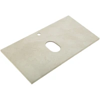 Столешница под раковину BelBagno 80 KEP-80-MCO Marmo Crema Opaco искусственный камень (литьевой мрамор)