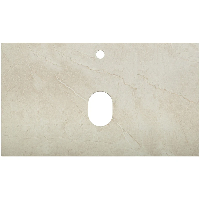 Столешница под раковину BelBagno 80 KEP-80-MCO Marmo Crema Opaco искусственный камень (литьевой мрамор)