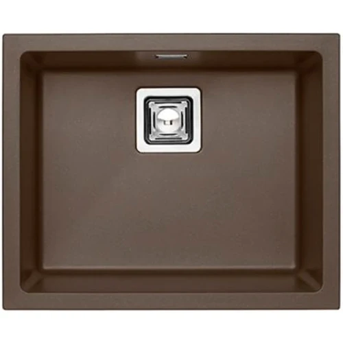 Кухонная мойка Alveus Granital+ Quadrix 50 Chocolate G03M 560x460x200 1108036 Шоколад искусственный камень (литьевой мрамор) встраиваемая сверху, встраиваемая снизу