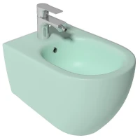 Биде Isvea Infinity  10NF41001SV-2T подвесное цвет Мятно-зеленый матовый
