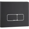 Комплект унитаза с инсталляцией WeltWasser MARBERG 410 + BAARBACH 004 GL-WT + MAR 410 SE MT-BL 10000010357 цвет Белый глянцевый с сиденьем Микролифт и клавишей смыва цвет Черный матовый