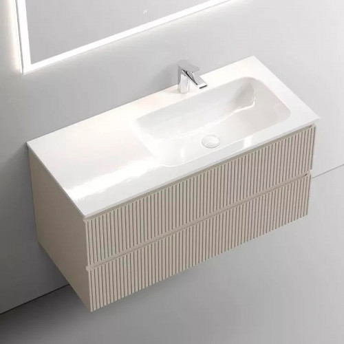 Тумба под раковину Sancos Snob T 100 R SNT100RCE подвесная Beige Soft МДФ / ЛДСП