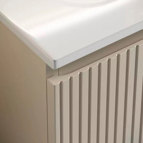 Тумба под раковину Sancos Snob T 100 R SNT100RCE подвесная Beige Soft МДФ / ЛДСП