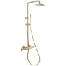 Душевая система Ramonsoler Adagio 915401RM250OC с термостатом Золото брашированное