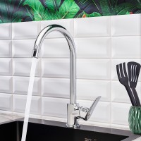 Смеситель для кухни Ростовская Мануфактура Сантехники Boou B8290-28J Хром латунь