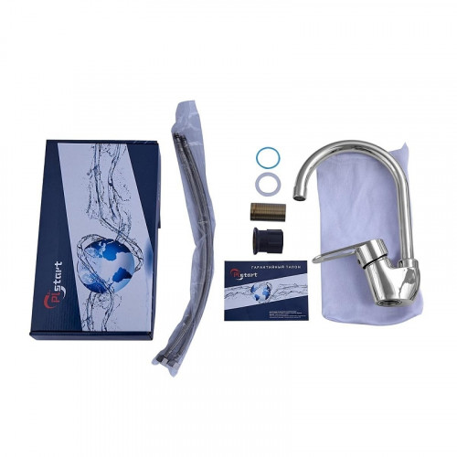 Смеситель для кухни Plstart PL4106 цвет Хром