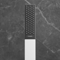 Ручной душ Hansgrohe Rainfinity 26867700 Белый матовый Черный пластик