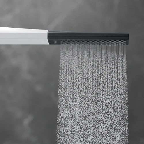 Ручной душ Hansgrohe Rainfinity 26867700 Белый матовый Черный пластик