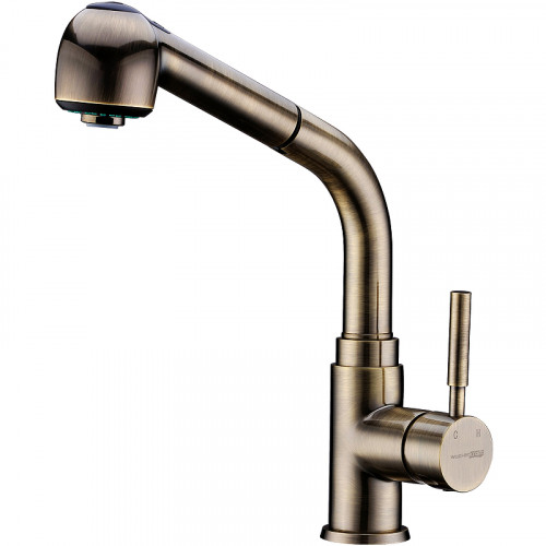 Смеситель для кухни WasserKRAFT A8237 Бронза светлая латунь
