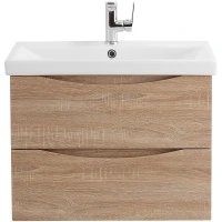 Тумба под раковину BelBagno Marino-Cer 60 MARINO-CER-600-2C-SO-WO-P подвесная Rovere Bianco МДФ / ЛДСП