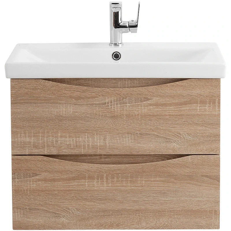 Тумба под раковину BelBagno Marino-Cer 60 MARINO-CER-600-2C-SO-WO-P подвесная Rovere Bianco МДФ / ЛДСП