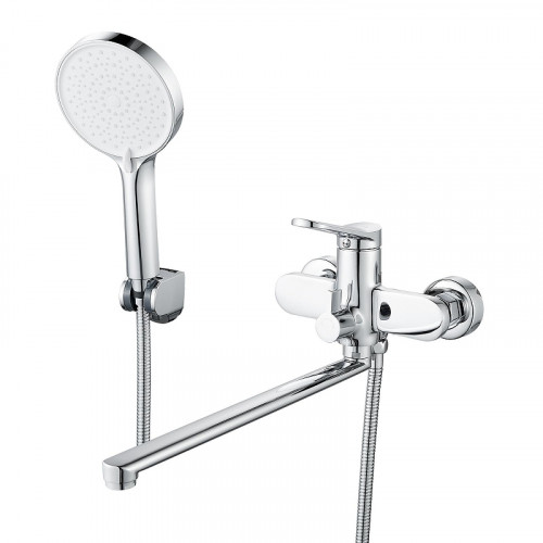 Смеситель для ванны Shevanik S43 S4322 универсальный цвет Хром