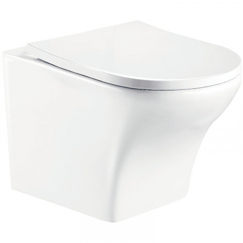 Унитаз WeltWasser Odenbach 004 GL-WT 10000003704 подвесной Белый глянец с сиденьем Микролифт фаянс подвесной