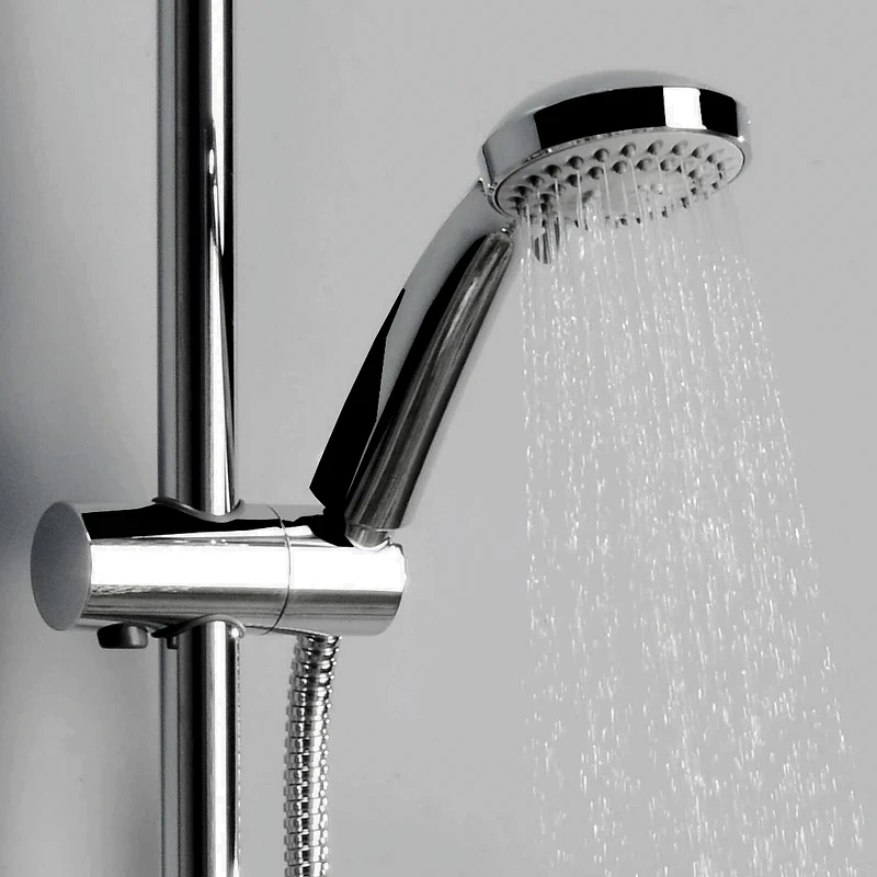 Душевая система WasserKRAFT A13302 с термостатом Хром латунь на стену