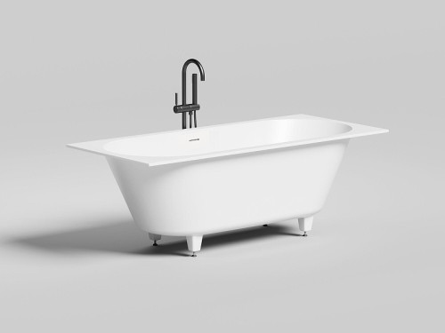 Ванна из искусственного камня Salini Орнелла Аксис Кит 180x80 103511M цвет Белый матовый