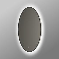 Зеркало Vincea 80 VLM-3DE800B с подсветкой Черное с сенсорным выключателем и диммером стекло