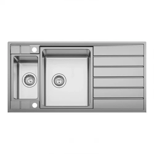 Кухонная мойка Seaman Eco Roma 97 SMR-9750B2.B цвет Нержавеющая сталь