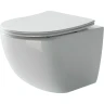 Комплект унитаза Ceramicanova Forma CN3009 с инсталляцией Cersanit Black 35 S-IN-BLACK-Cg-w с сиденьем Микролифт и клавишей смыва Хром фарфор подвесной