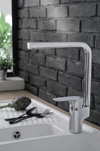 Смеситель для кухни Jacob Delafon Aleo E72360-CP Хром латунь