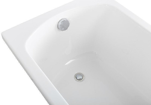 Акриловая ванна Cezares Eco 155х70 ECO-155-70-41-W37 без гидромассажа, с ножками LEG-KIT-100
