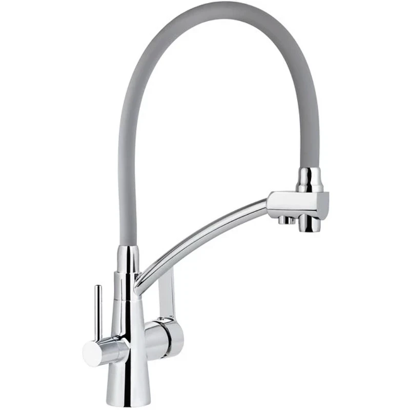 Смеситель для кухни Viko V-5524 Хром Серый латунь