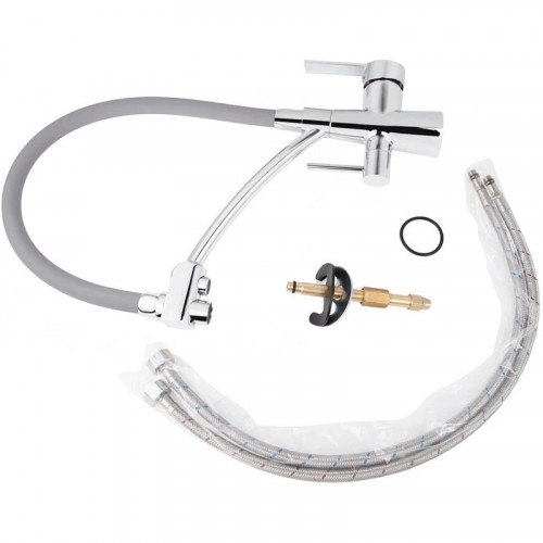 Смеситель для кухни Viko V-5524 Хром Серый латунь