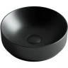 Раковина-чаша Ceramicanova Element 35 CN6007 Черная матовая фаянс накладная