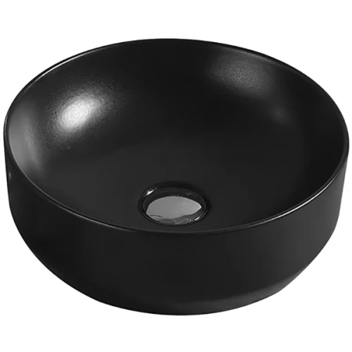 Раковина-чаша Ceramicanova Element 35 CN6007 Черная матовая фаянс накладная