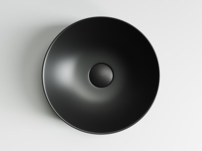 Раковина-чаша Ceramicanova Element 35 CN6007 Черная матовая фаянс накладная