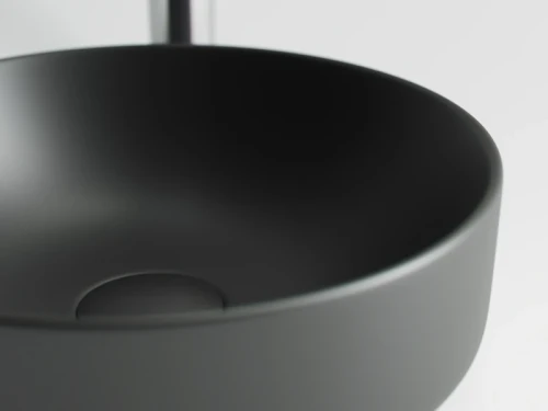 Раковина-чаша Ceramicanova Element 35 CN6007 Черная матовая фаянс накладная