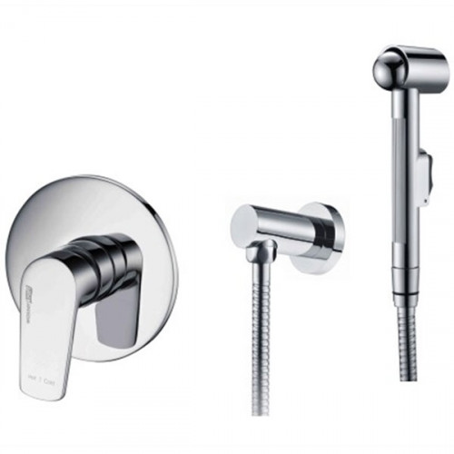 Гигиенический душ со смесителем WasserKRAFT Dill A06156 Хром латунь на стену