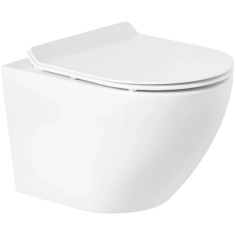 Унитаз BelBagno Sfera-R BB046CHR/BB2111SC подвесной с сиденьем Микролифт фаянс подвесной