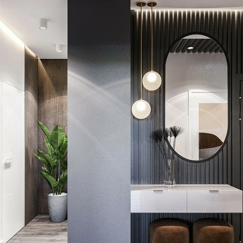 Зеркало Maretti Project Black 50 PB50100V71 Черное стекло