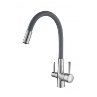 Смеситель для кухни Savol S-L1806-04 цвет Хром Серый